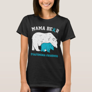 T-shirt Mama Bear Sensibilisation à la DYSAUTONOMIE