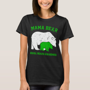T-shirt Mama Bear SENSIBILISATION À LA SANTÉ MENTALE