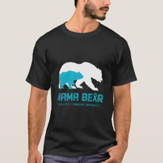 T-shirt Mama Bear Sensibilisation au Syndrome de Tourette 