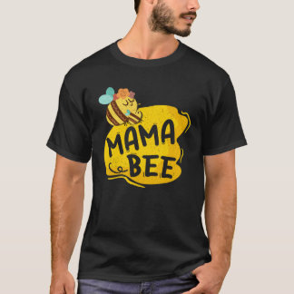 T-shirt Mama Bee Famille Apiculteur Correspondant Maman Ma