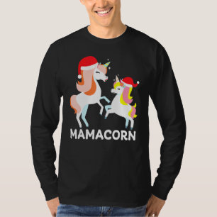 T-shirt Mama Corn Unicorn Correspondant Famille Pyjama Pj 