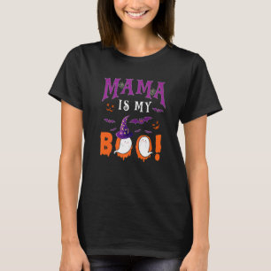 T-shirt Mama Est Mon Boo Deux Sorcières D'Halloween Fami