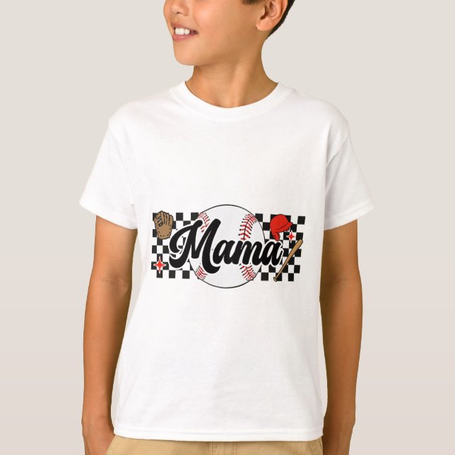 T-shirt Mama Jeu Vibes Fête des mères Fête des femmes Base (Devant)