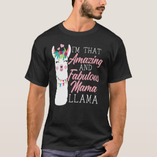T-shirt Mama Llama Alpaca Animal Llama Maman