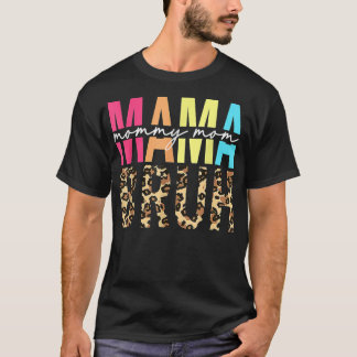 T-shirt MAMA MOMMY MOM BRUH Funny Garçon Maman Vie Mères 