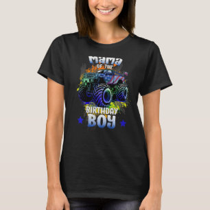 T-shirt Mama Of The Birthday Boy Monster Truck Anniversair