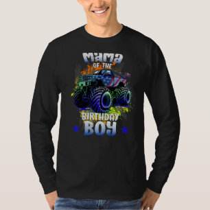 T-shirt Mama Of The Birthday Boy Monster Truck Anniversair
