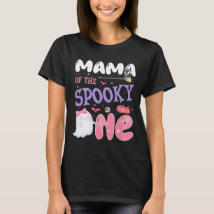 T-shirt Mama Of The Éffrayant One 1st Birthday Halloween P