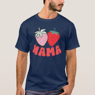 T-shirt Mama ofhe Berry First Birthday of Girl Strawberry 