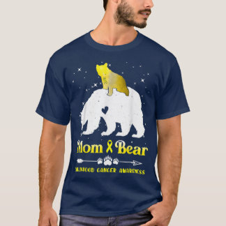 T-shirt Mama Ours Enfance Mois de sensibilisation au cance
