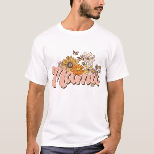 T-shirt Mama Retro Floral