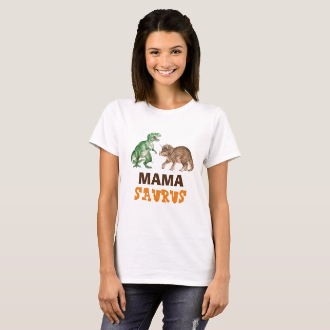 T-shirt Mama Saurus T Shirt (Devant entier)