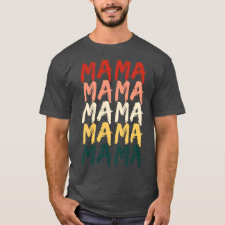 T-shirt Mama Vintage rétro
