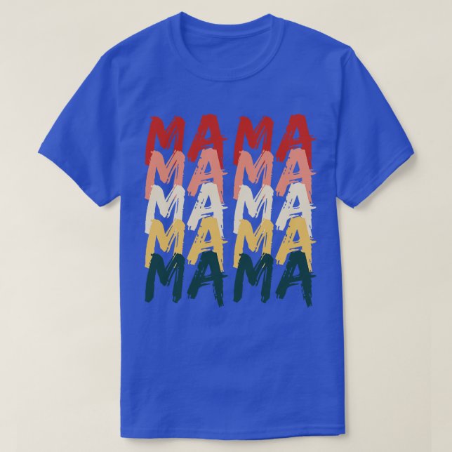 T-shirt Mama Vintage rétro 5 (Design devant)