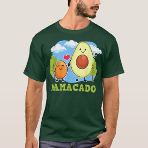 T-shirt Mamacado Mama Avocado Avec Graine Drôle Vegan Mama