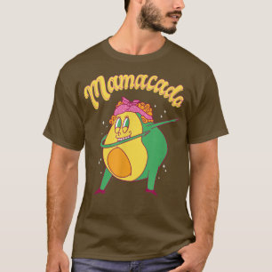 T-shirt MamacadoCute Avocado Dabbing Maman Grossesse Révél