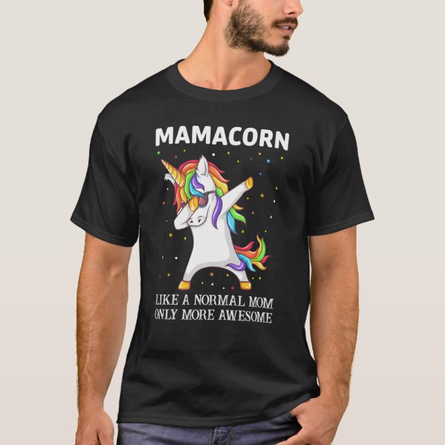 T-shirt Mamacorn Costume Unicorn Femme Mère Mamacorn Drôle (Devant)