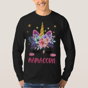 T-shirt Mamacorn Funny Unicorn Costume Maman Fête des Mère