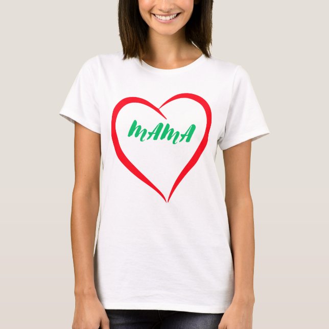 T-shirt maman (Devant)