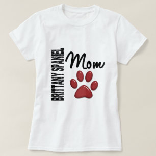 T-shirt Maman 2 d'épagneul de Bretagne