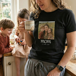 T-shirt Maman a établi le script de la photo