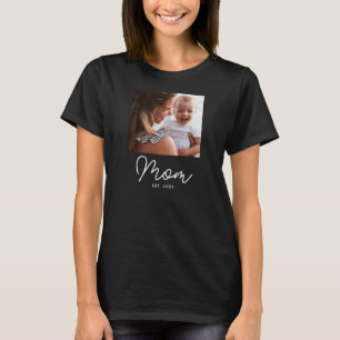 T-shirt Maman a établi le script de la photo