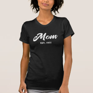 T-shirt Maman a établi nouveau cadeau maman