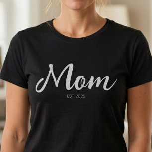 T-shirt Maman a établi un nouveau cadeau pour maman