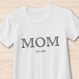 T-shirt Maman a établi un nouveau cadeau pour maman