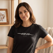 Maman a établi un script personnalisé noir année M