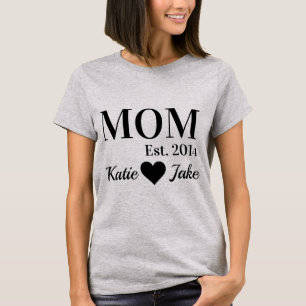 T-shirt Maman a mis en place une personnalisation