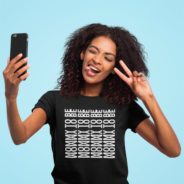T-shirt MAMAN À VENIR - Message Caché (Créateur téléchargé)