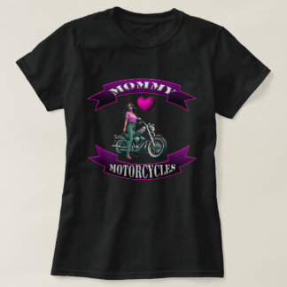 T-shirt Maman aime les motos