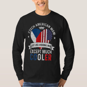 T-shirt Maman américano-tchèque Fête des mères Maman Pays