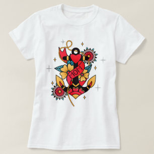 T-shirt Maman Ancre décorative "tatouage"
