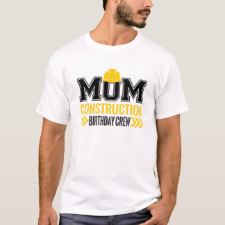 T-shirt Maman Anniversaire Équipage 1ère construction Anni