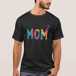 T-shirt Maman au carré Maman de jumeaux Maman Mamans
