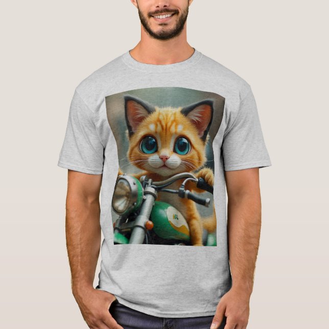 T-shirt Maman au chat (Devant)