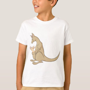 T-shirt Maman australienne Kangaroo et bébé Joey