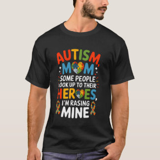 T-shirt Maman autiste Certaines personnes regardent vers l