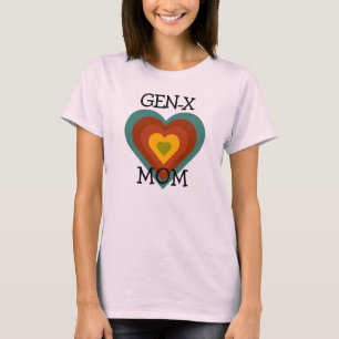 T-shirt Maman   BOHO "GEN-X" Fête de la mère