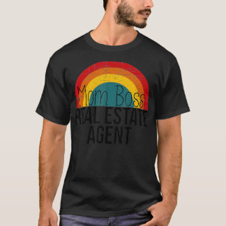 T-shirt Maman Boss Agent Immobilier Funny Realtor