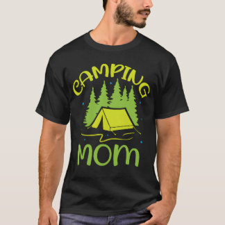 T-shirt Maman camping amoureuse de Happy Camp vintage