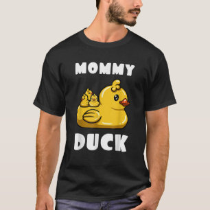 T-shirt Maman Canard Maman Rubber Duckkies Lover Fête des 