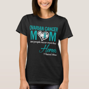 T-shirt Maman cancer de l'ovaire j'ai élevé le mien