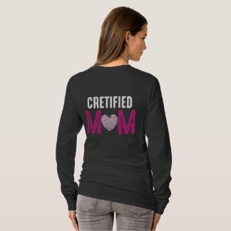 T-shirt Maman certifiée Cœur Graphique Cadeau de fête des