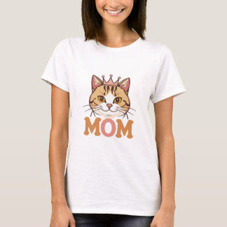 T-shirt Maman chat