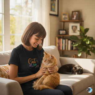 T-shirt maman chat