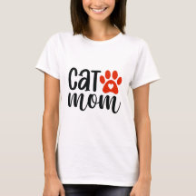 T-shirt maman chat