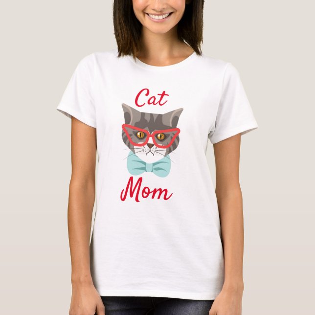 T-shirt maman chat (Devant)